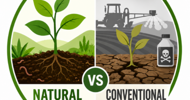 Natural Agriculture vs Conventional Agriculture: Rethinking the Future of Food Systems